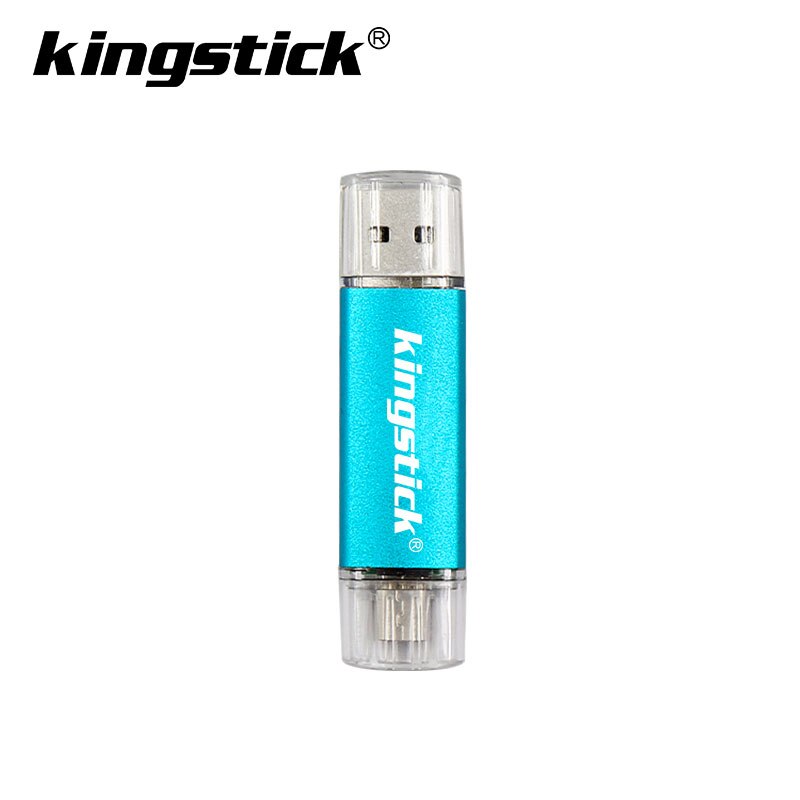 Kleurrijke Otg Usb Flash Memory Stick 16 Gb 32 Gb Pendrive 4 Gb 6 Gb 64 Gb U Schijf Usb flash Drive Voor Computer/Android Telefoon: 8GB / sky blue