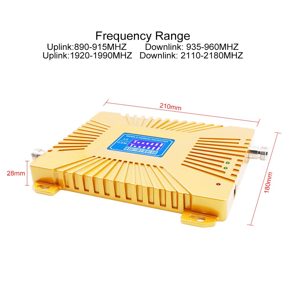 Oserjep 3g gsm repeater dual band 900 2100 gsm /3g 900 mhz 2100 mhz repeater mobile phone/cell phone amplifier signal repeater booster