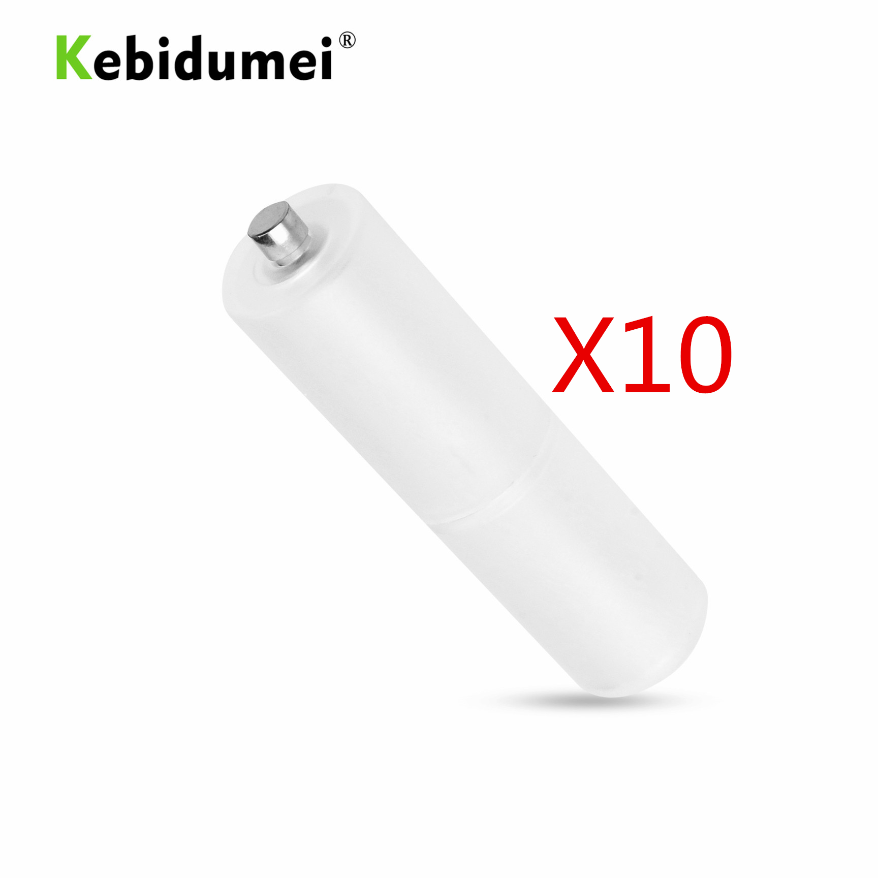 Kebidumei 10Pcs Aaa Naar Aa Size Cell Batterij Converter Adapter Batterijen Houder Opbergdoos Plastic Case Switcher Voor Aaa naar Aa