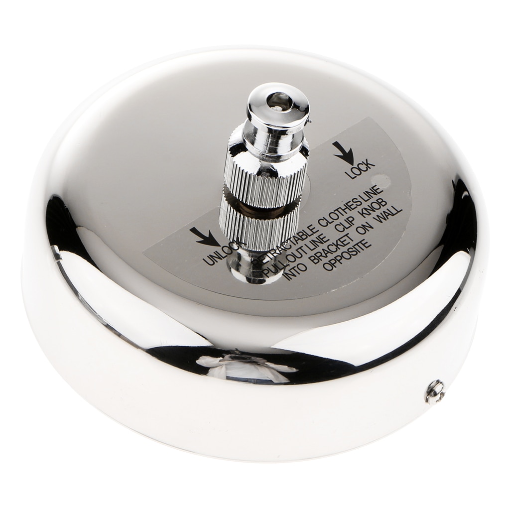 Infällbar metall klädstreck tyg snöre rep badrum torkställning