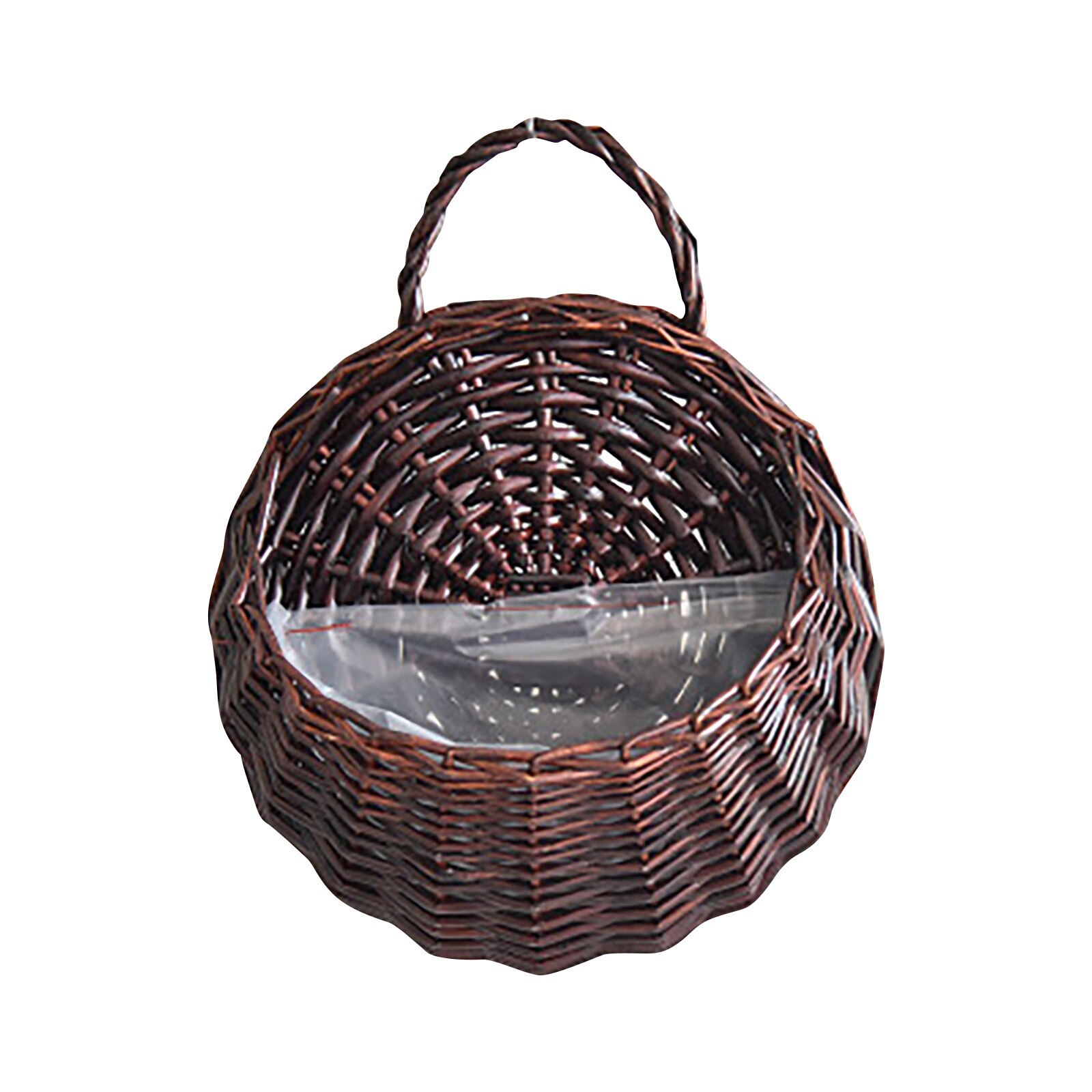 Panier à Fleurs en Osier Suspendu au Mur, Support pour Plantes de Jardin: CO