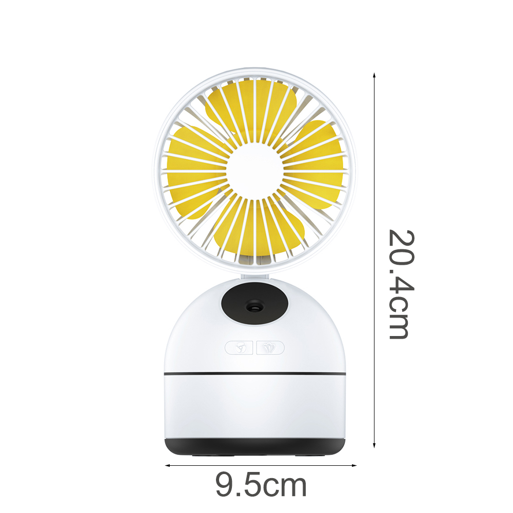 3 in 1 Portable Mini Table Fan 200MLir Humidifier USB Rechargeable Mini Spraying Coolingir Fan Moisturizingir Conditioner