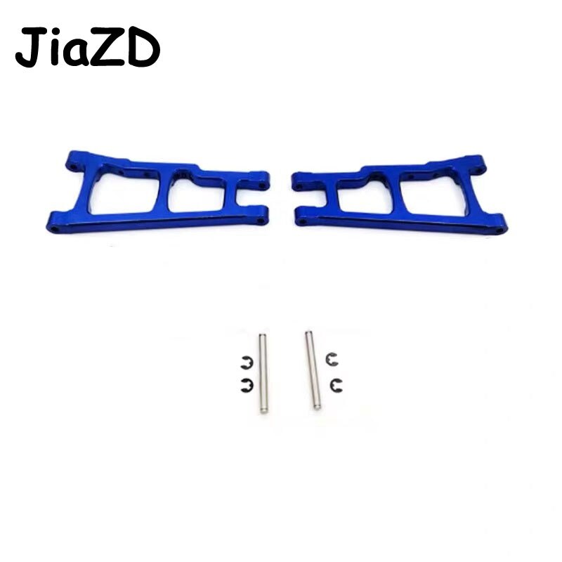 1 Set Aluminum Alloy Metal Upgrade Chassis Parts Kit For Traxxas SLASH 4x4 1/10 RC Car Truck Parts Accessories W001: Front arm Blue