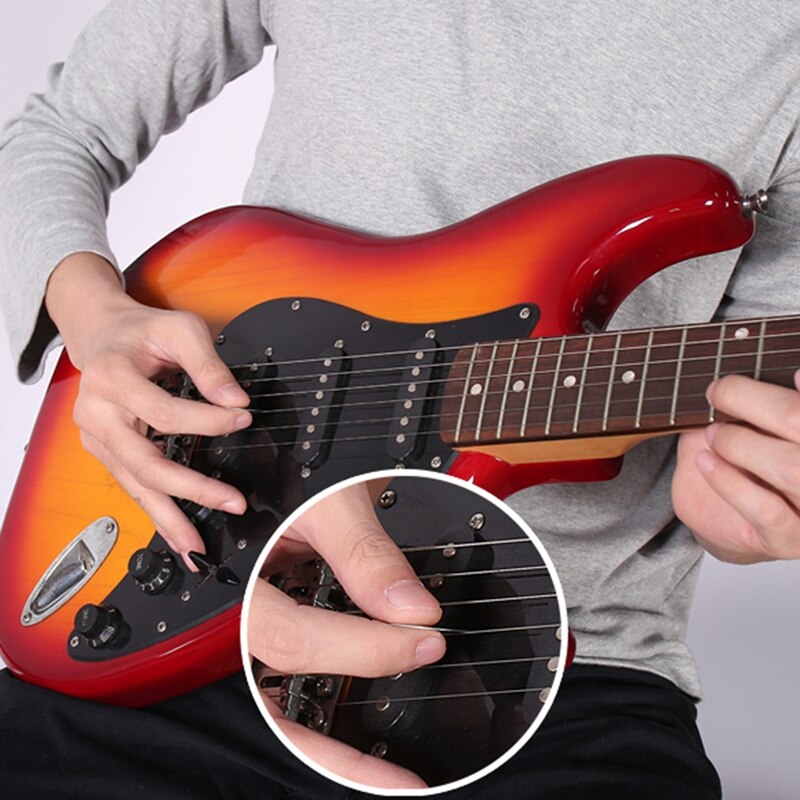 Guitar Picks Stainless Steel Picks Guitar Pick Holder with Picks Storage Case for Electric Guitar Bass Ukulele