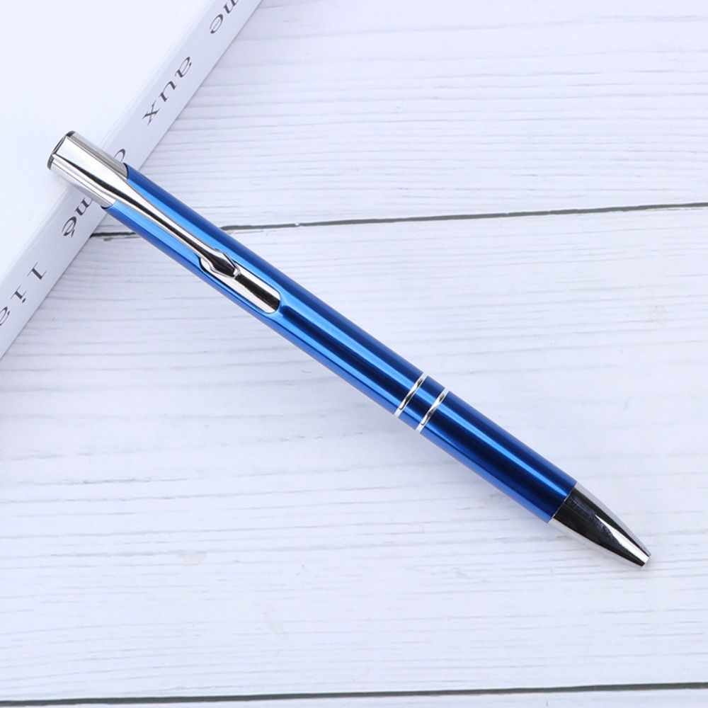 Luxury Metal Ballpoint Pen Waterproof Inktight Signature Pen Durable Multifunction Small Student Prizes: Red