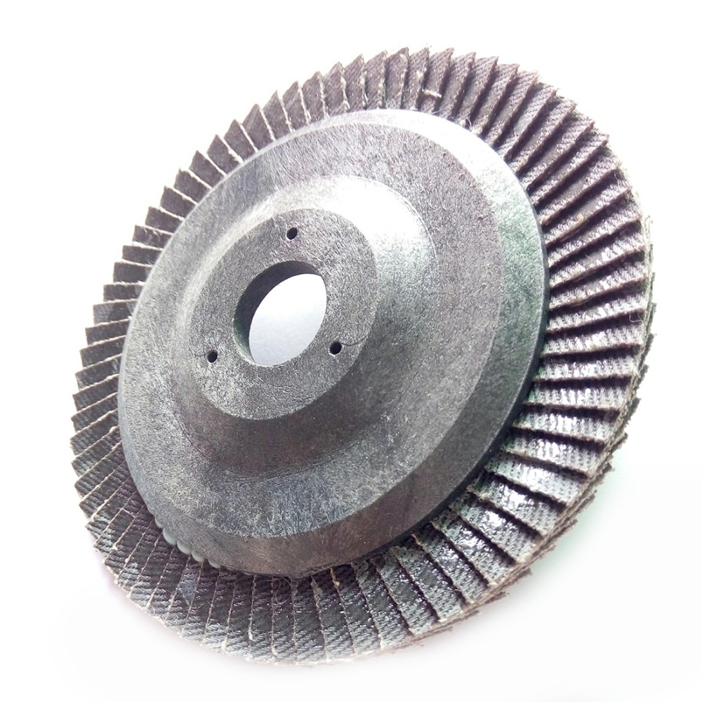 100mm flapslibning slibehjul impeller sandpapir polerskiver puder hjul dremel vinkelsliber roterende værktøj