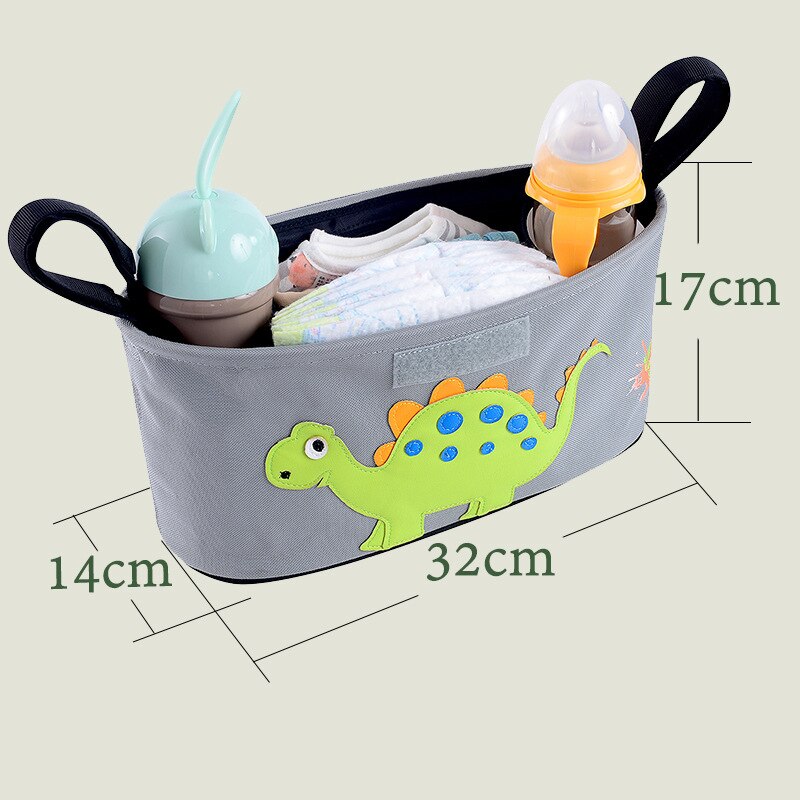 Multi-function diaper bag Cartoon Baby Stroller Bag Organizer Bag Nappy diaper bag Pram Cart Basket Hook Stroller Accessories