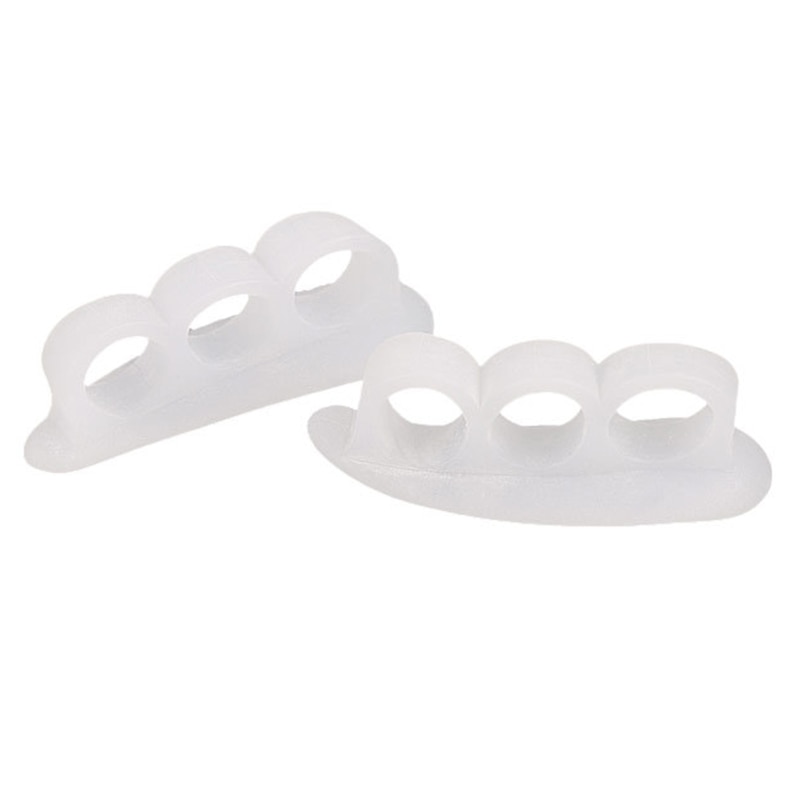 Separador de dedos, Corrector de corrección de Hallux Valgus 2 uds., separador de silicona ortopédico con martillo, esparcidor de enderezador, herramienta para el cuidado de los pies
