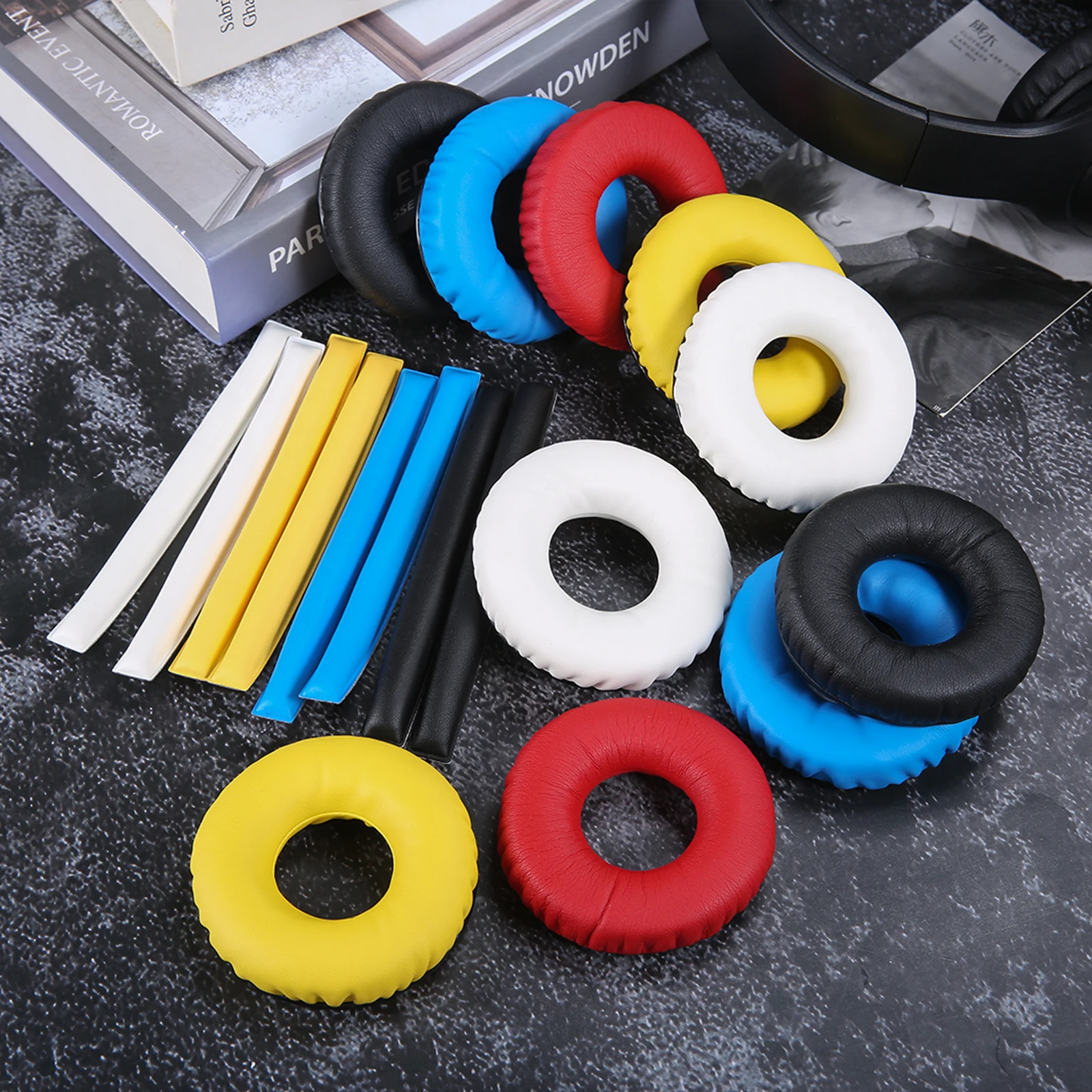 Ersatz Ohr Pads Schaum Ohrpolster für Sennheiser HD25 HD25-1 HD25-II HD25SP 25SP-II Kopfhörer Reparatur Teile Kopf Strahl Kissen
