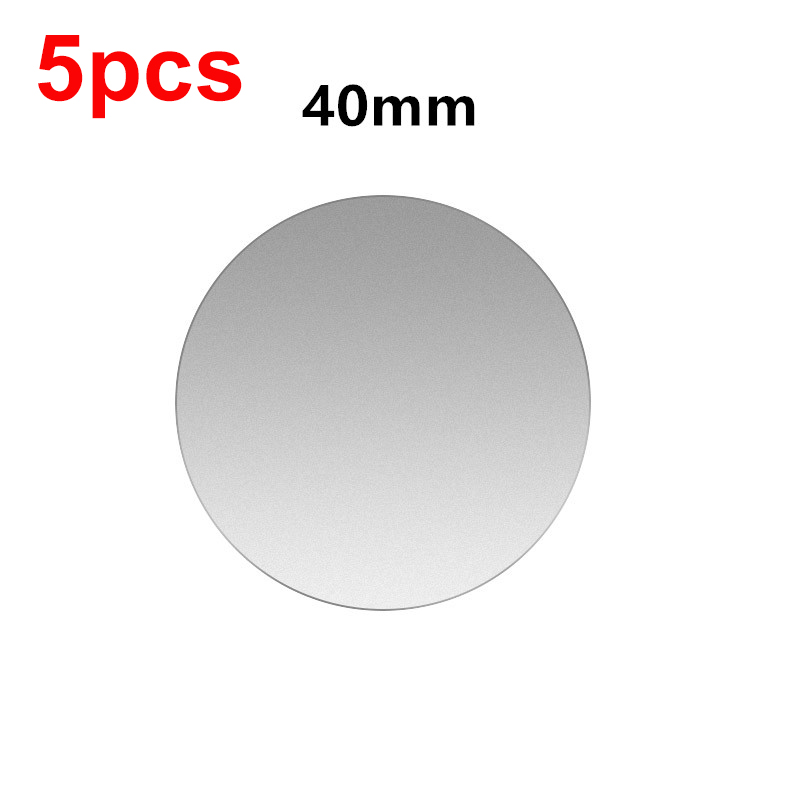 5/10 pièces plaque métallique pour support de téléphone magnétique de voiture support d'autocollant de feuille de fer universel support de support de téléphone aimant adhésif fort: Doré