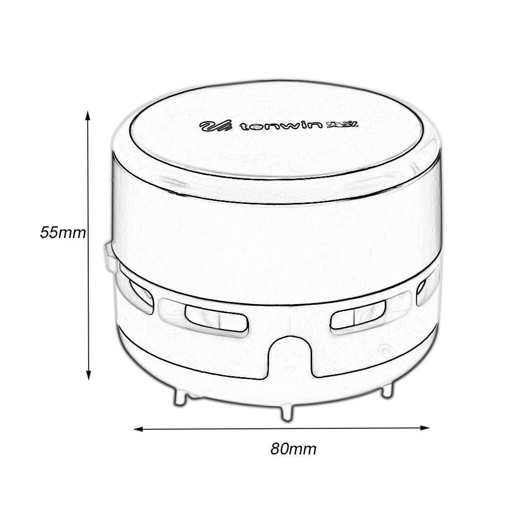 Desktop Vacuum Cleaner Small Size Clean Scraps Machine Portable Dust Collector For Notebook Computer Keyboard