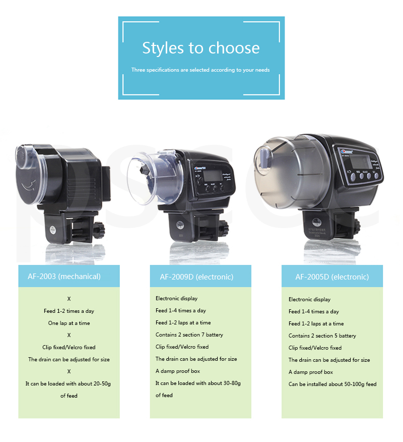 Smart Automatic Fish Feeder Aquarium Feeder Fish Tank Auto Feeding Dispenser with LCD Indicates Timer Aquarium Accessories