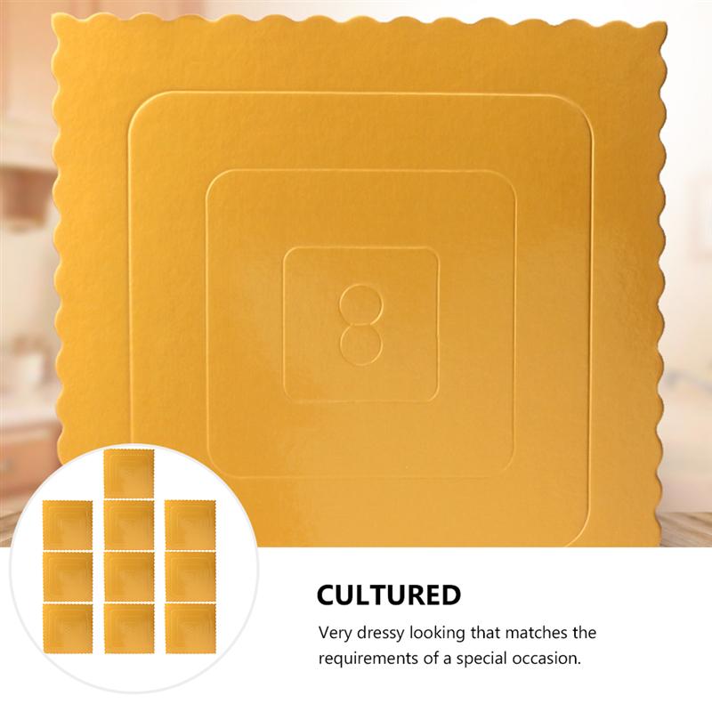 10 Pcs 8inches Square Cake Box Pads Cardboard Cake Pads Cake Board Pads
