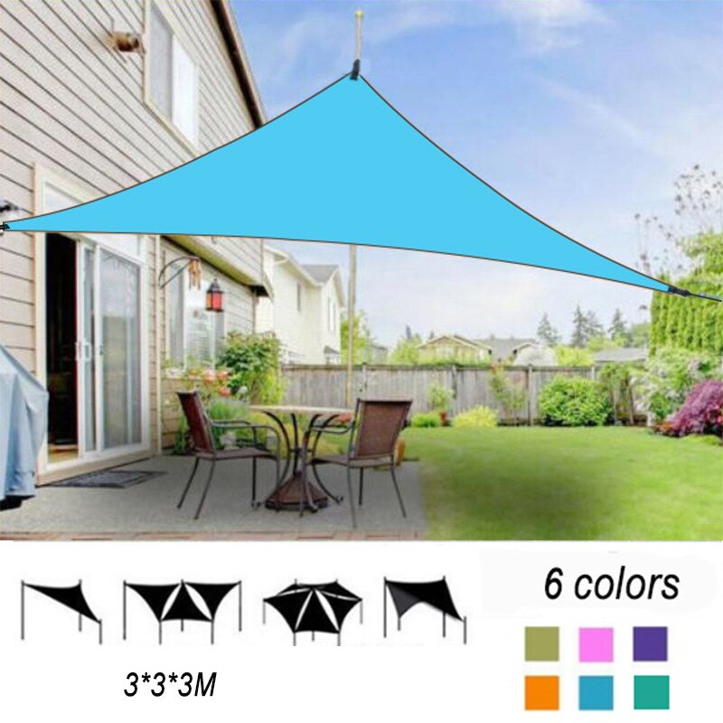 Outdoor Sunshade Triangle Canopy 3m Sun Protection Canopy High-end Sun Canopy Gazebo for Garden Canopy Outdoor