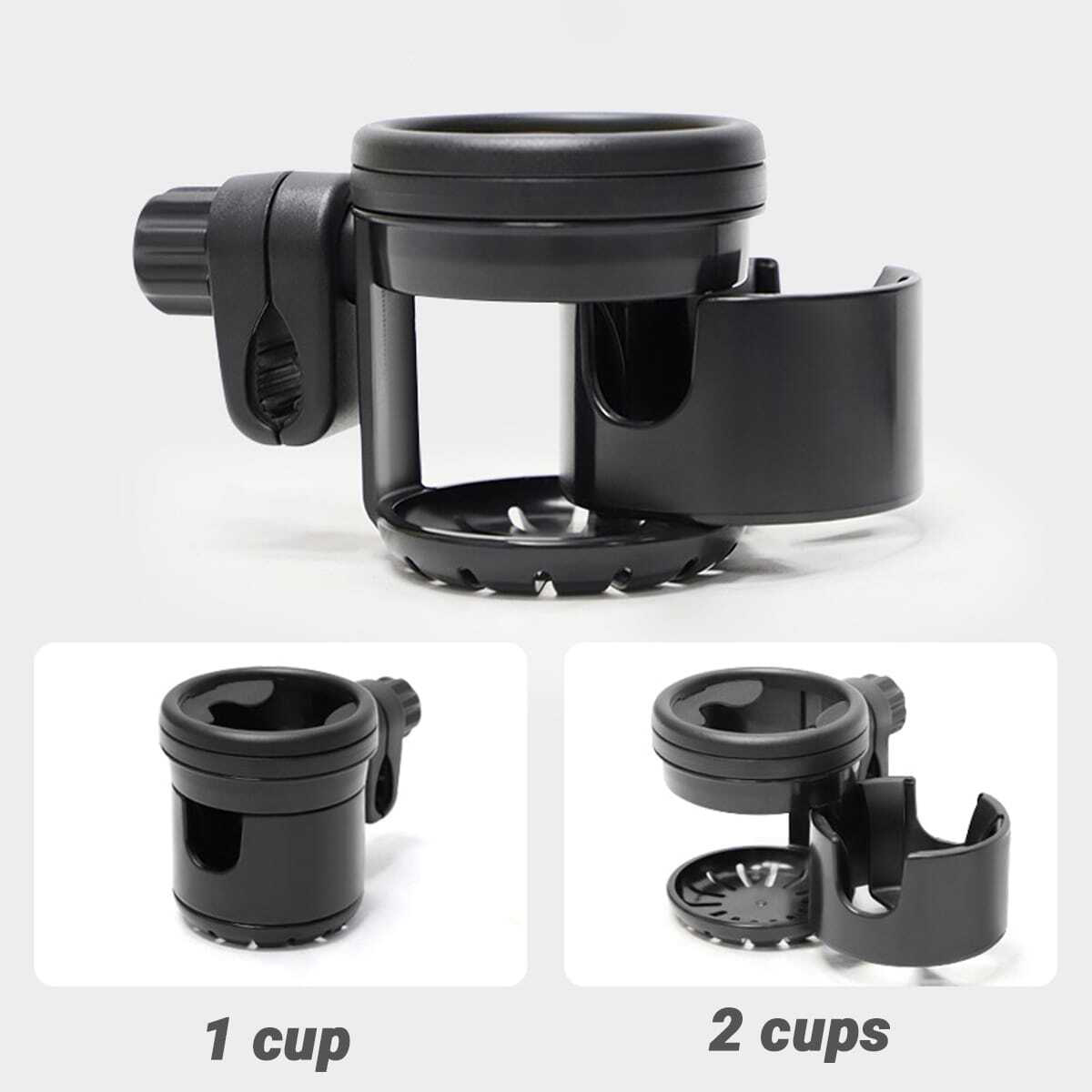 Uniwersalny uchwyt na kubek robić wózka dziecięcego 2 w 1 podwójny wózek butelka mleka stojak na napoje stojak na rowery futerał robić przenoszenia wózki spacerowe