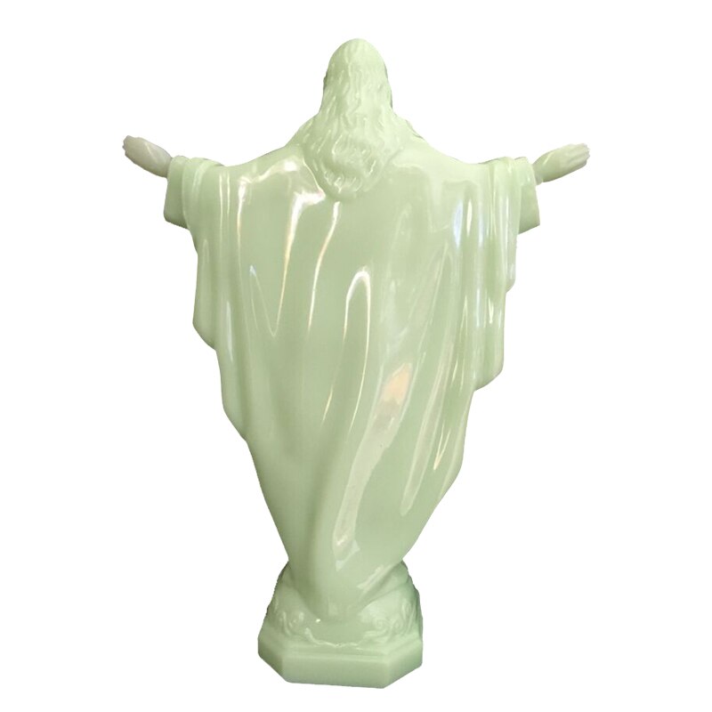 Statue lumineuse de jésus en PVC, lumière éternelle, ornement de bureau, pour famille, 13.5x4.9x18cm, XKW