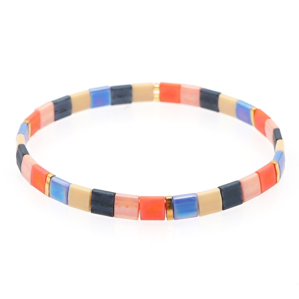 Go2Boho Vrienden Armband Miyuki Tila Armbanden Voor Vrouwen Sieraden Herfst En Winter Pulseras Mujer Sieraden: TL-B190085C