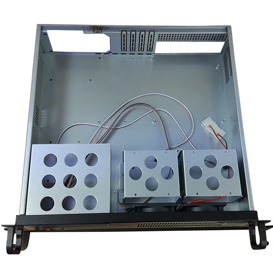 19 cali obudowa serwera montowanego w stojaku szczyt2U400 2U sprzęt przemysłowy mała obudowa komputera z wentylatorem na czarno