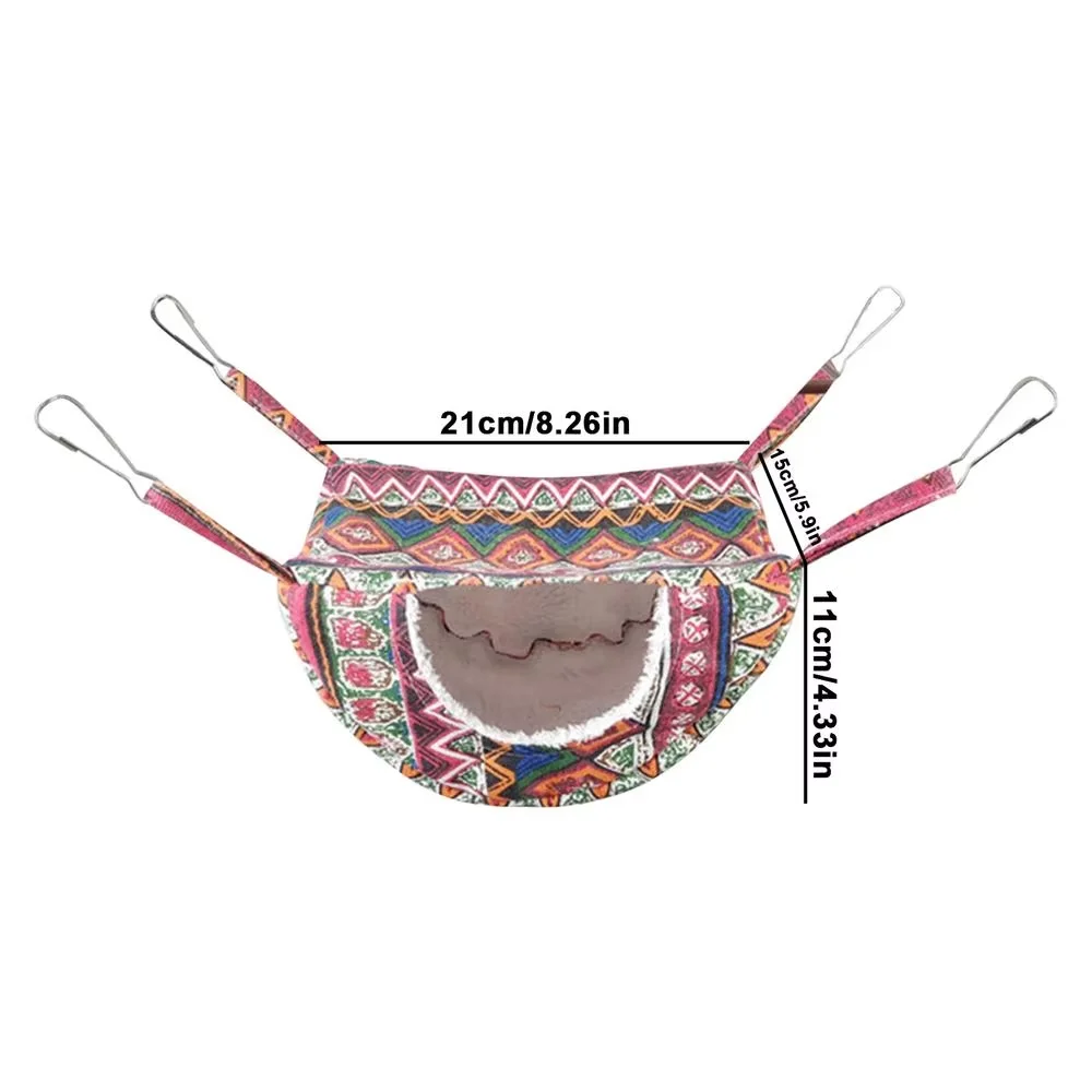 Jaula adecuada, hamaca para ratón escondite de conejillo de indias, cama de hurón, hamaca colgante, cama cálida para hurón, chinchilla