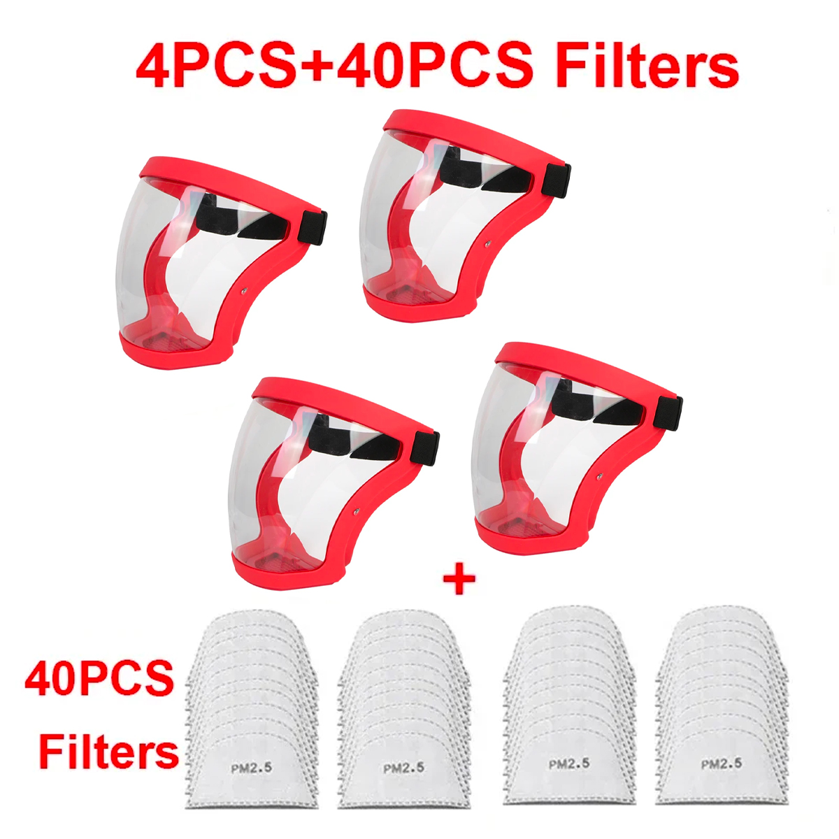 Masque de protection facial complet, tête transparente, couvercle de protection pour les yeux, lunettes, visières d'écran, Anti-poussière, coupe-vent, Anti-buée, outils de cuisine: vert militaire