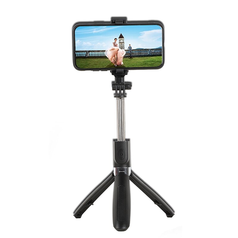 Selfie Stick Tripod Extendable Selfie Stick with Detachable Wireless Remote Control and Stable Tripod Stand