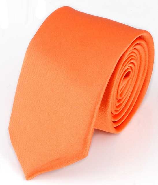 Corbata roja estrecha informal para hombre, corbata negra delgada para hombre, accesorios sencillos para , corbatas formales de C005, 5cm: c23 Orange