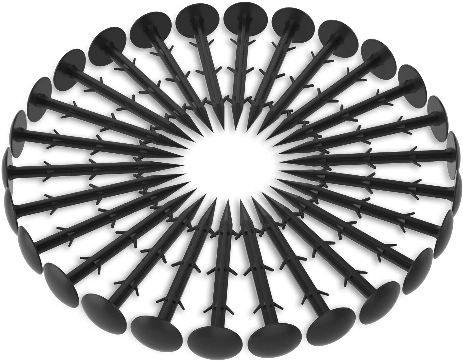 100 Pcs 8 Inch Plastic Tuin Stakes Ankers Plastic Landschap Verankering Spikes Voor Houden Tuin Netting Down
