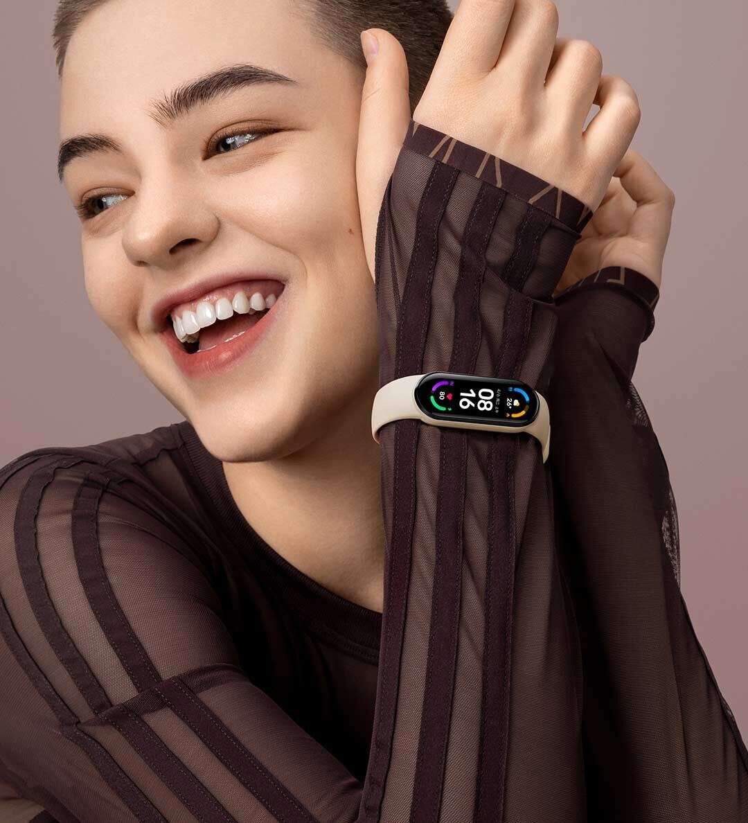 Xiaomi-pulsera deportiva Mi Band 6 Original, reloj con control del ritmo cardíaco, Fitness, Bluetooth, Pantalla AMOLED de 1,56 pulgadas, 14 días de batería en Stock