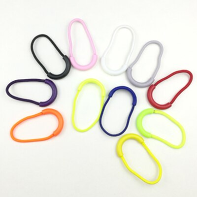 11 stuks plastic ritstrekkers 11 kleuren touwuiteinden slot ritsclip gesp voor kleding rugzak bagage accessoires: Gemengd 01