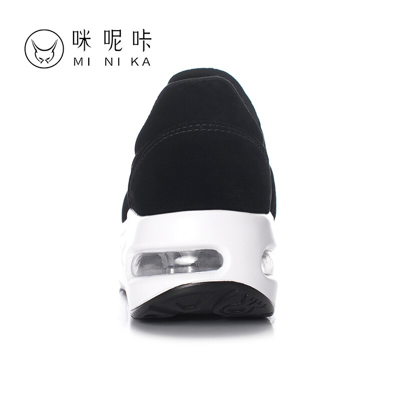 Women Flat Platform Toning Shoes Slip on Ladies Walking Sneakers Outdoor Women Wedges Shoes Height Increased Trainers Fitness