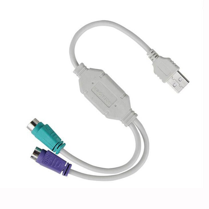 USB Male To PS/2 PS2 Female Converter Cable Cord Converter Adapter Keyboard Mouse Computer Cables & Connectors