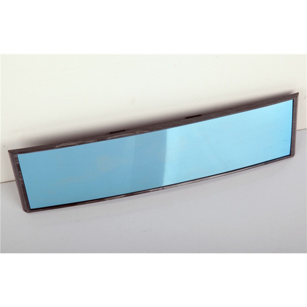Universal Car Rear View Mirror Wide Angle Blue Glass Panoramic Anti-dazzling Interior Rearview Mirror Large Vision 280mm Curved