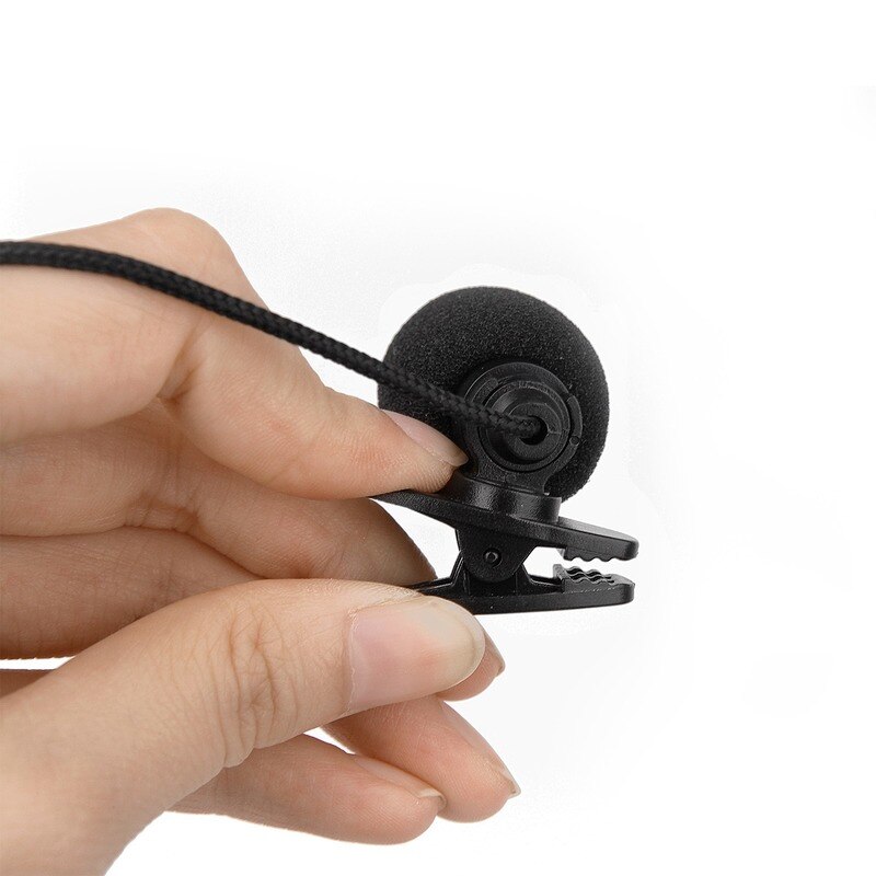 Mini micrófono externo con cable de 3,5mm, Mini micrófono de voz de estudio con Clip en solapa, micrófono de escenario para altavoz, 1 ud./3 uds.