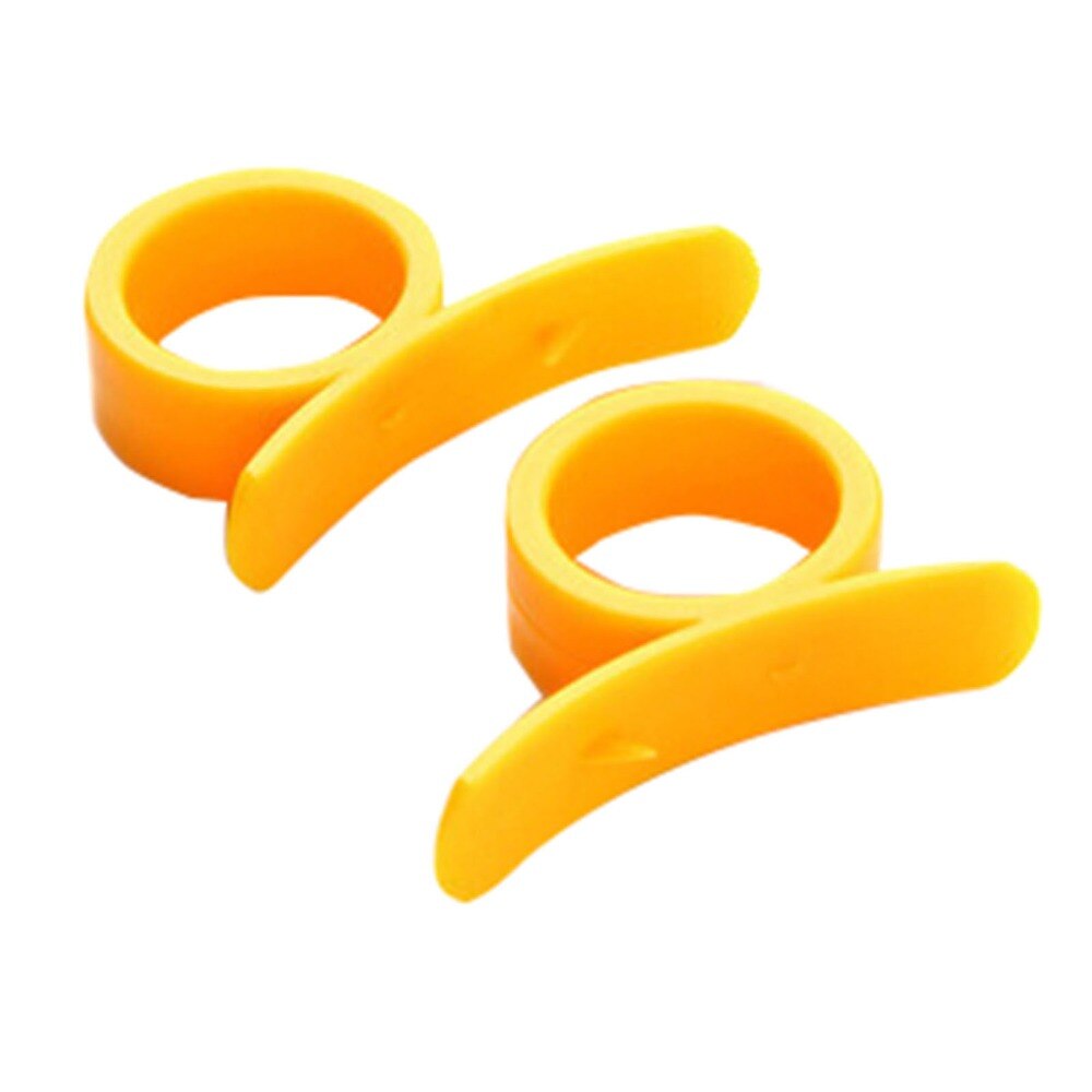 Fruit Tool Kitchen Gadgets Plastic Orange Peeling Tool With Ring Open Orange Peeler Finger