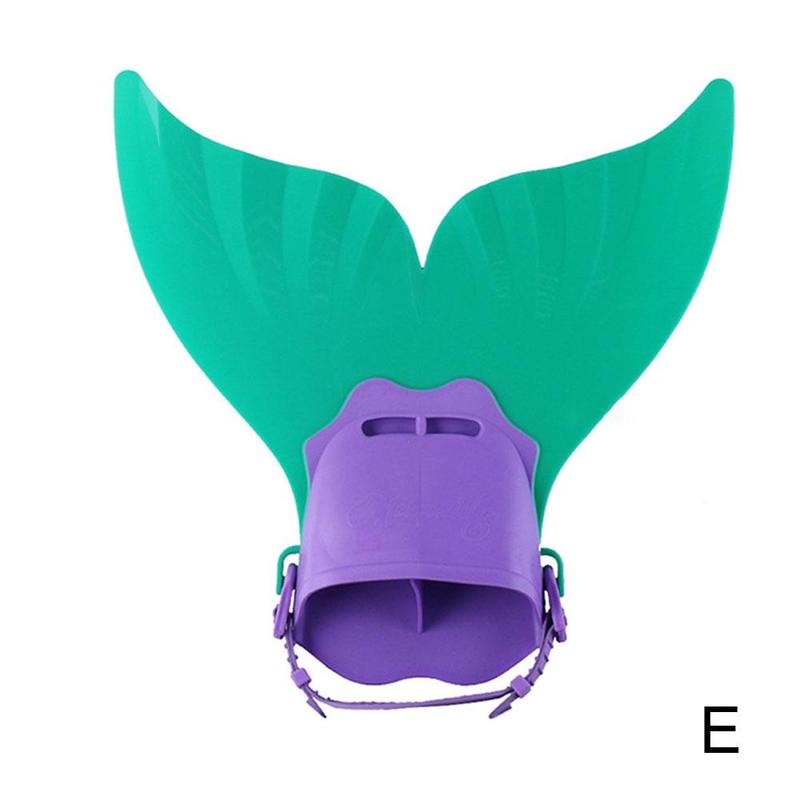 Cute Kid Kinderen Zwemmen Fin Duiken Voet Flippers Vinnen Training Schoenen Staart Sport Water Zwemmen Voeten Sport Water A6A0: E