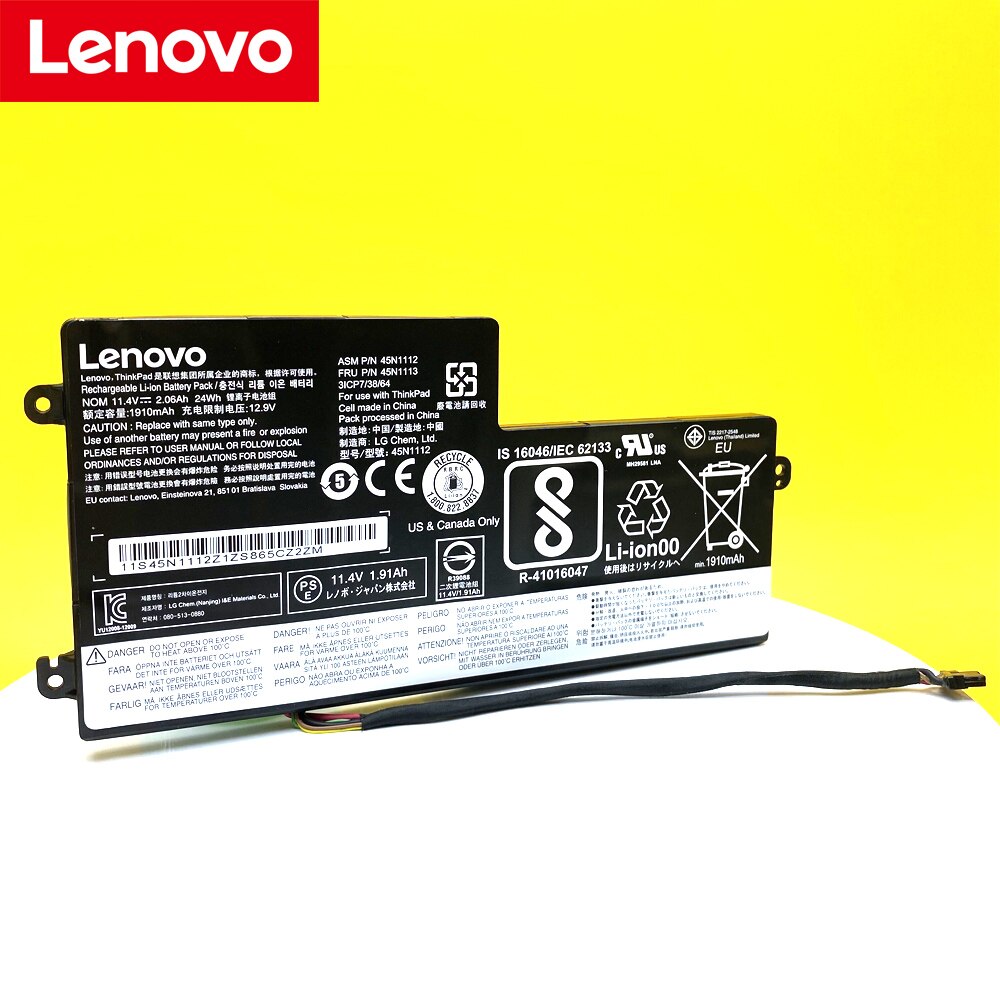 Original Lenovo ThinkPad T440 T440S T450 T450S X240 X250 X260 X270 45N1110 45N1111 45N1112 Laptop battery 11.1V 24WH