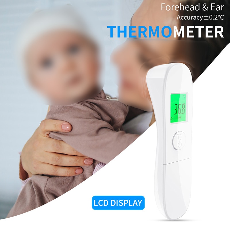 Digitalt infrarødt termometer til hjemmet berøringsfrit ir temperaturmåler værktøj infrarødt pandetermometer til baby og voksne