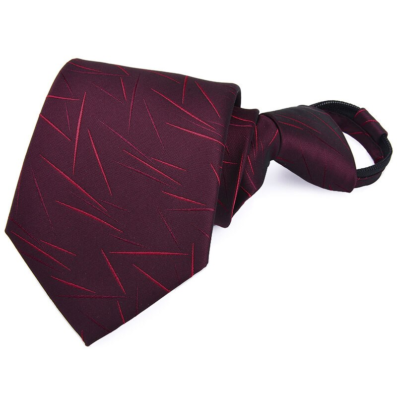 Corbatas con cremallera 8cm corbata Formal clásica de negocios para hombre corbata de boda 8cm Corbata a rayas vestido con camisa de Accesorios: Y8111CX