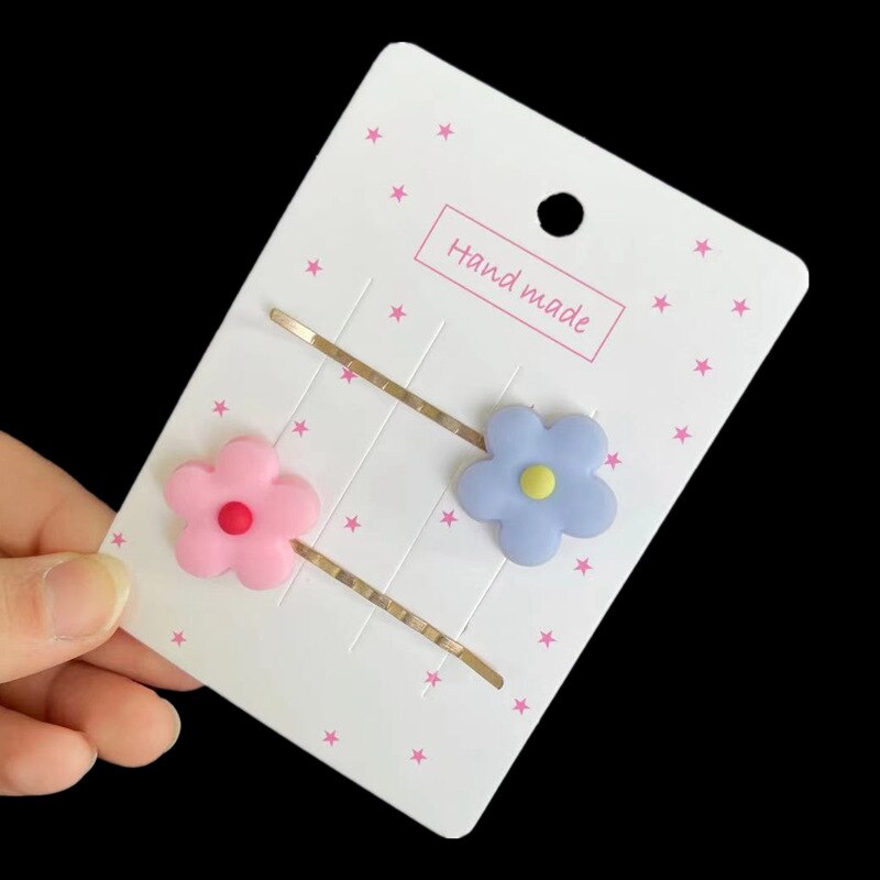 50 stk 7.5 x 10.5cm hårspænder hårnåle display kort pink kraftpapir kort til hårspænder hårspænder display emballage smykker prisskilt