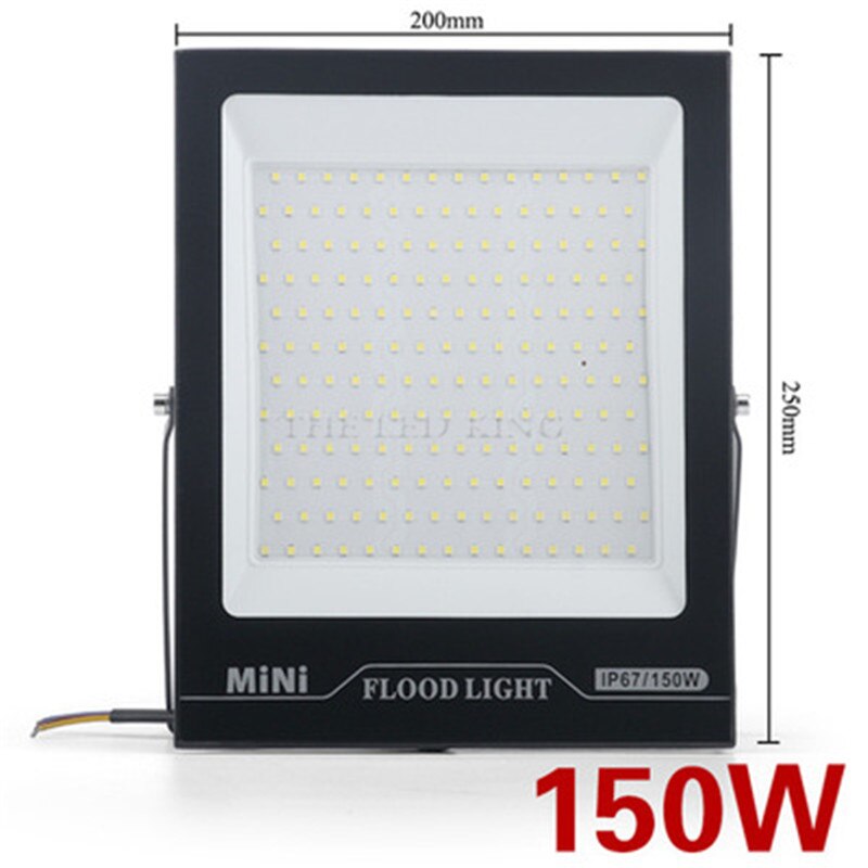 Led Flood Light 300W 500W AC 220V 230V Outdoor Floodlight Spotlight IP65 Waterproof LED Street Lamp Landscape Lighting: 150W / Warm White