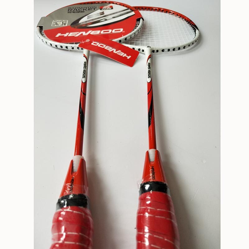 Standard Badminton Racket HENBOO Durable Badminton Racket Set Iron Alloy Fam... – Grandado