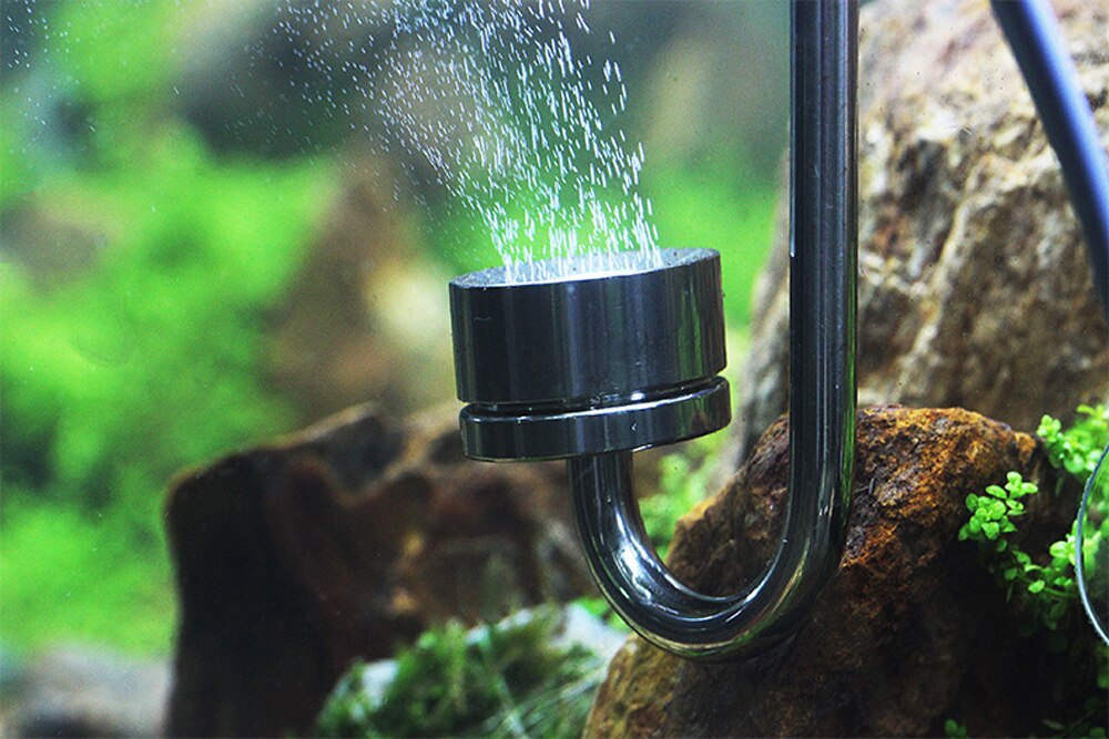 Aquarium CO2 Diffuser chip Carbon Dioxide Kit Reactor nano Refinement Ceramic Disc Replacement Slice Aquatic Fish Tank Plant