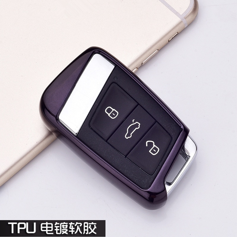 Carcasa de TPU para llave de coche, funda de llave a distancia para Volkswagen VW Passat B8 Skoda Superb A7, accesorios con estilo