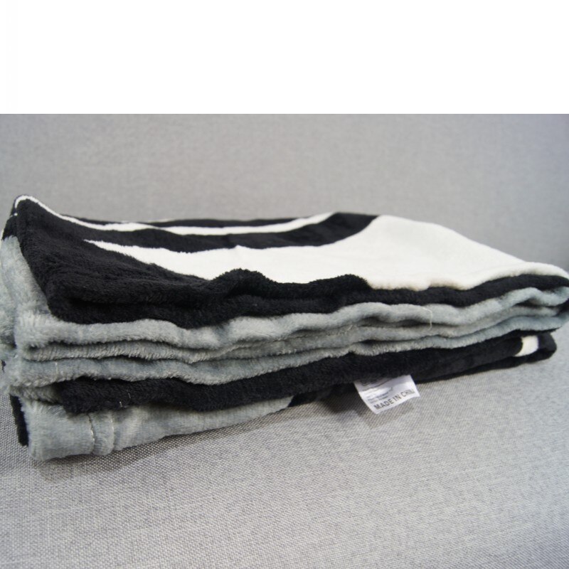 Gestrickte Manta Weiche Warme Flanell Grau Weiß Schwarz Rosa Decke Werfen 130x150cm Decke Kuvertübetreffend Geburtstag