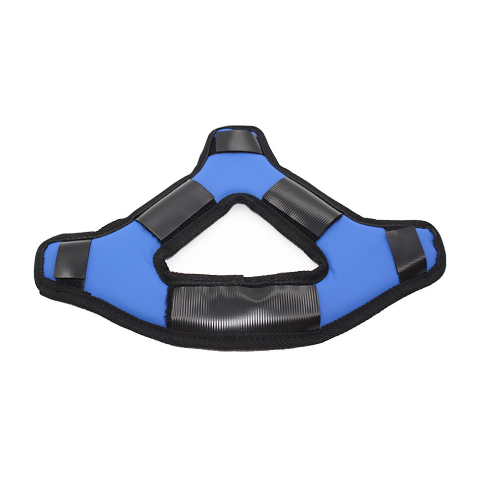 For Oculus Quest VR Headset Soft Head Cushion Comfortable Leather Strap Pad Headband Fixing Non-slip Pressure-relieving Head Pad: Blue