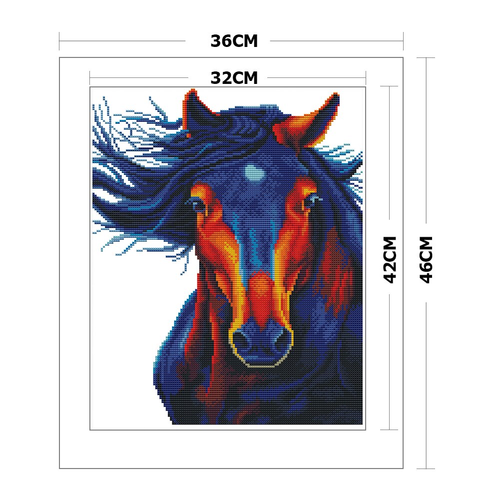 Cross Stitch Kits Embroidery Sets Simple Style Suitable for Beginners Pattern Embroidery Cloth Kits: D