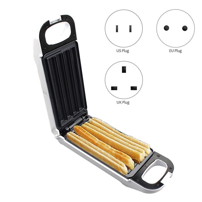 Machine à gaufres et Churros électrique, appareil de cuisson automatique sans huile et sain en quelques Minutes
