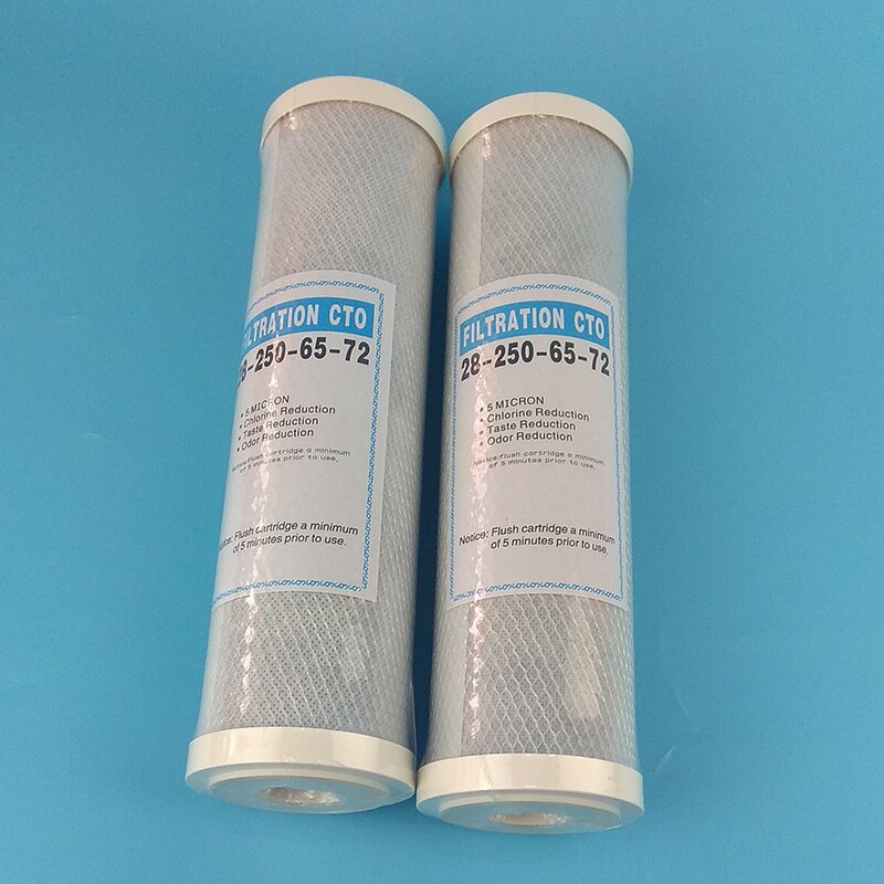 3 st vattenfilter aktivt kol patronfilter 10 tums patronbytesrenare cto blockera kolfilter vattenrening