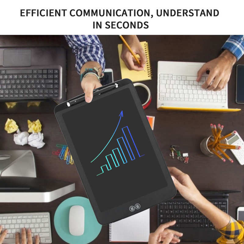 digital tablets micro usb 12in LCD Writing Tablet Split Screen Electronic Drawing Board Ruler Mouse Pad Black digital tablets