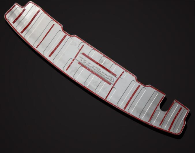 Parachoques trasero de acero inoxidable Protector de alféizar embellecedor de placa de banda de rodadura para Ford Ecosport